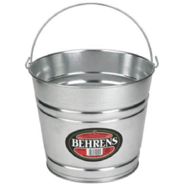 Behrens Behrens 1208GS 8 Quart Galvanized Steel Water Pail 767584 - main